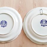 Set of 2 decorative plates "Delft Blauw", Boch,