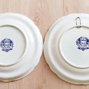 Lot de 2 assiettes décoratives  "Delft Blauw " , Boch,