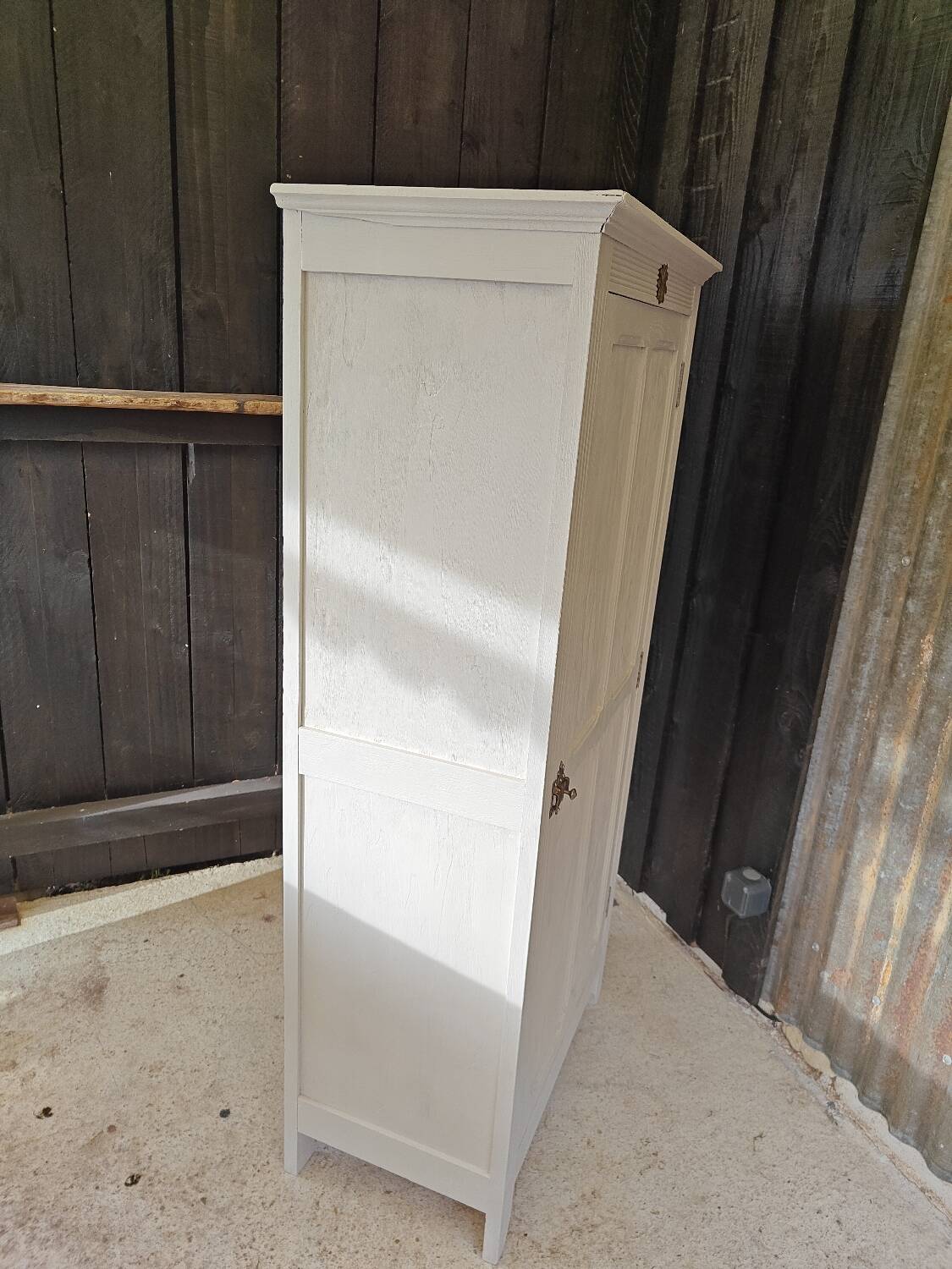 Restored Parisian Bonnetière Wardrobe