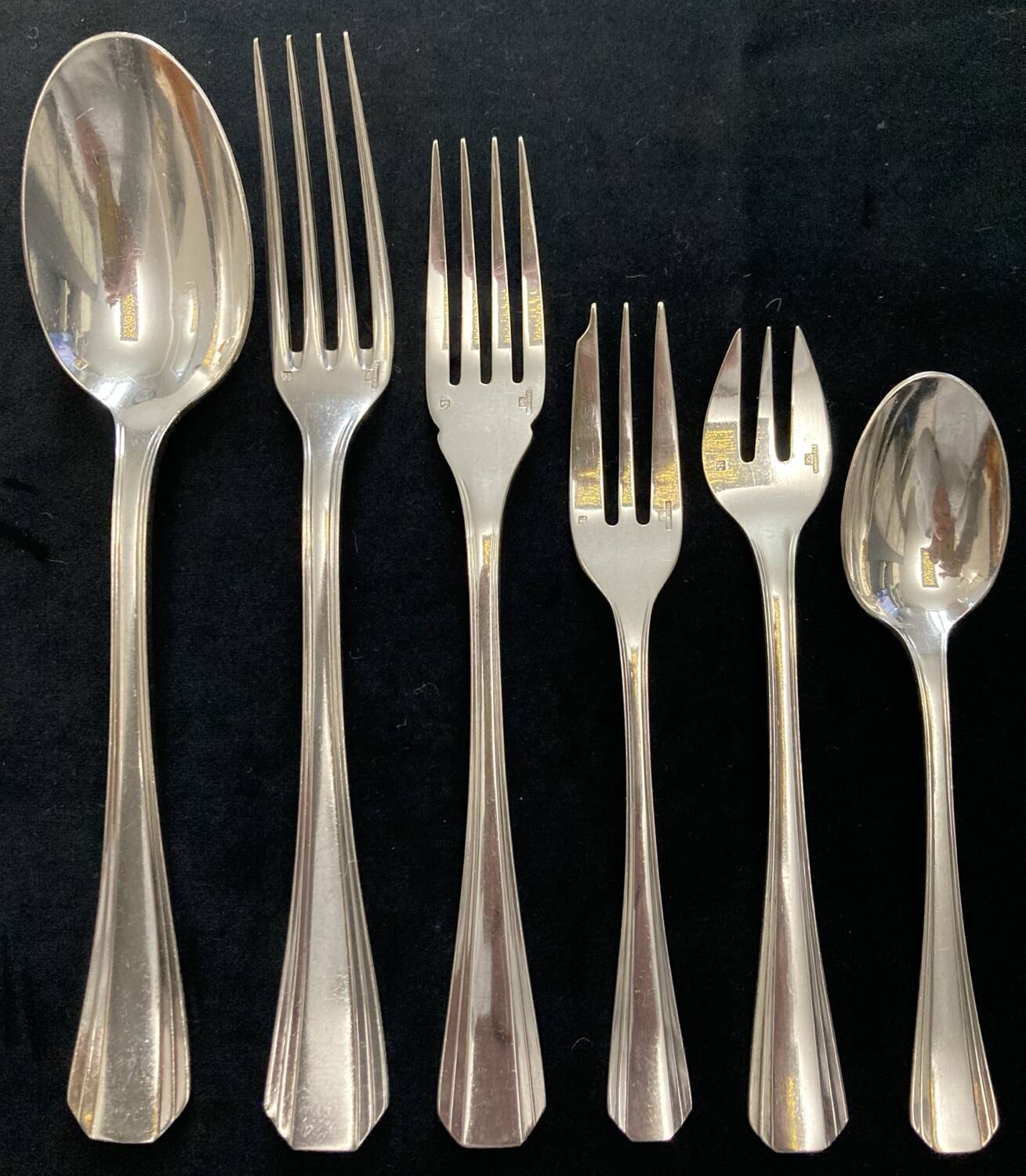 Christofle cutlery set 85 pieces model Boréal