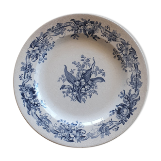 English faience plate