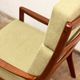 Danish Mid-Century  Lounge Chair and Stool by Ole Wanscher for Poul Jeppensens, Senator Series