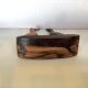 Empty ashtray wooden bird pocket