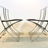 One off Hand painted set of four ‘Luisa’ Dining Chairs by Marcello Cuneo