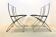 One off Hand painted set of four ‘Luisa’ Dining Chairs by Marcello Cuneo