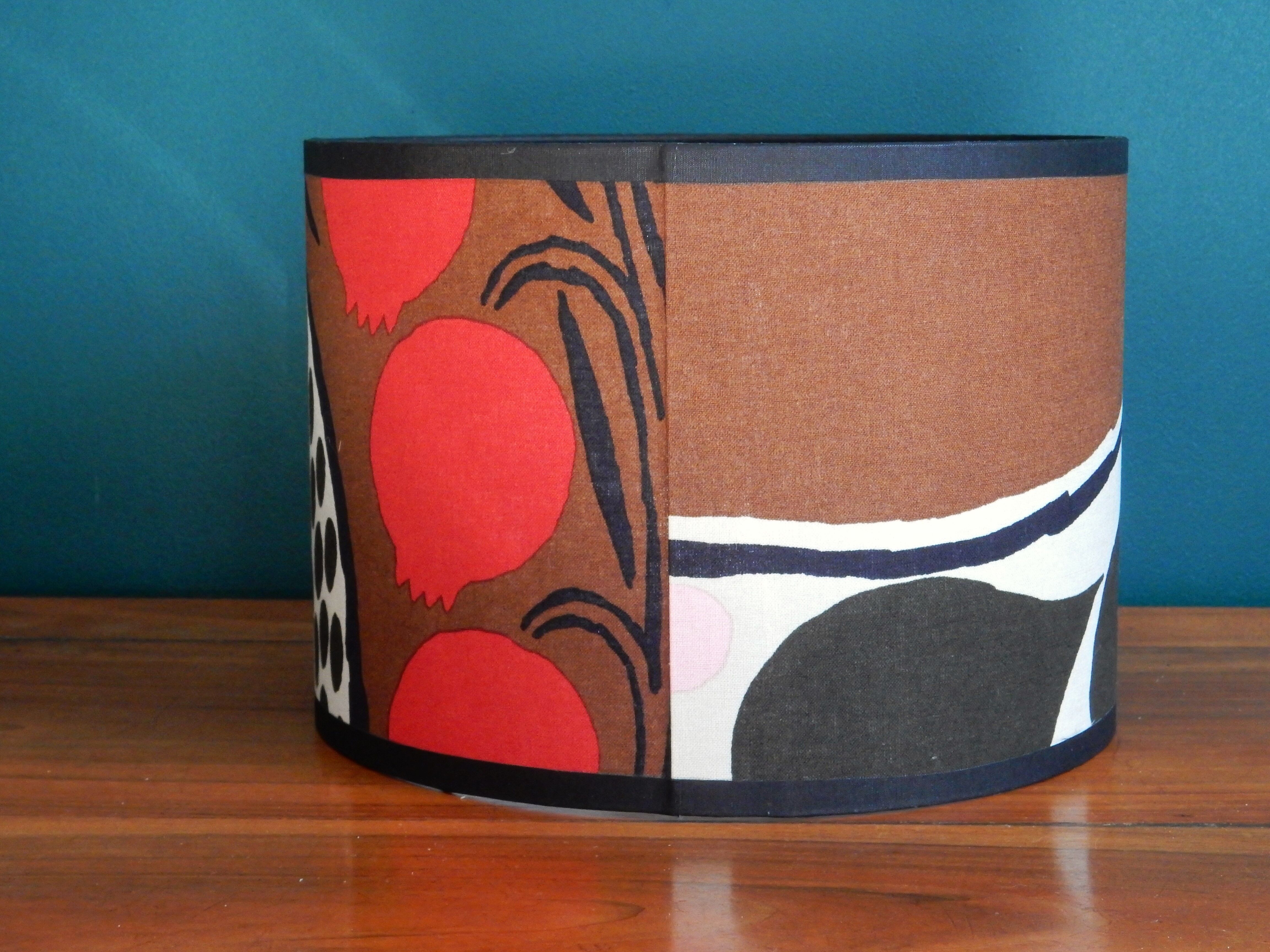Marimekko fabric lampshade