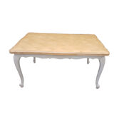 Dining table Louis XV style extendable