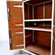 Storage on wheels, vintage school furniture from the 70s
