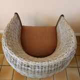 Rattan armchair modern design