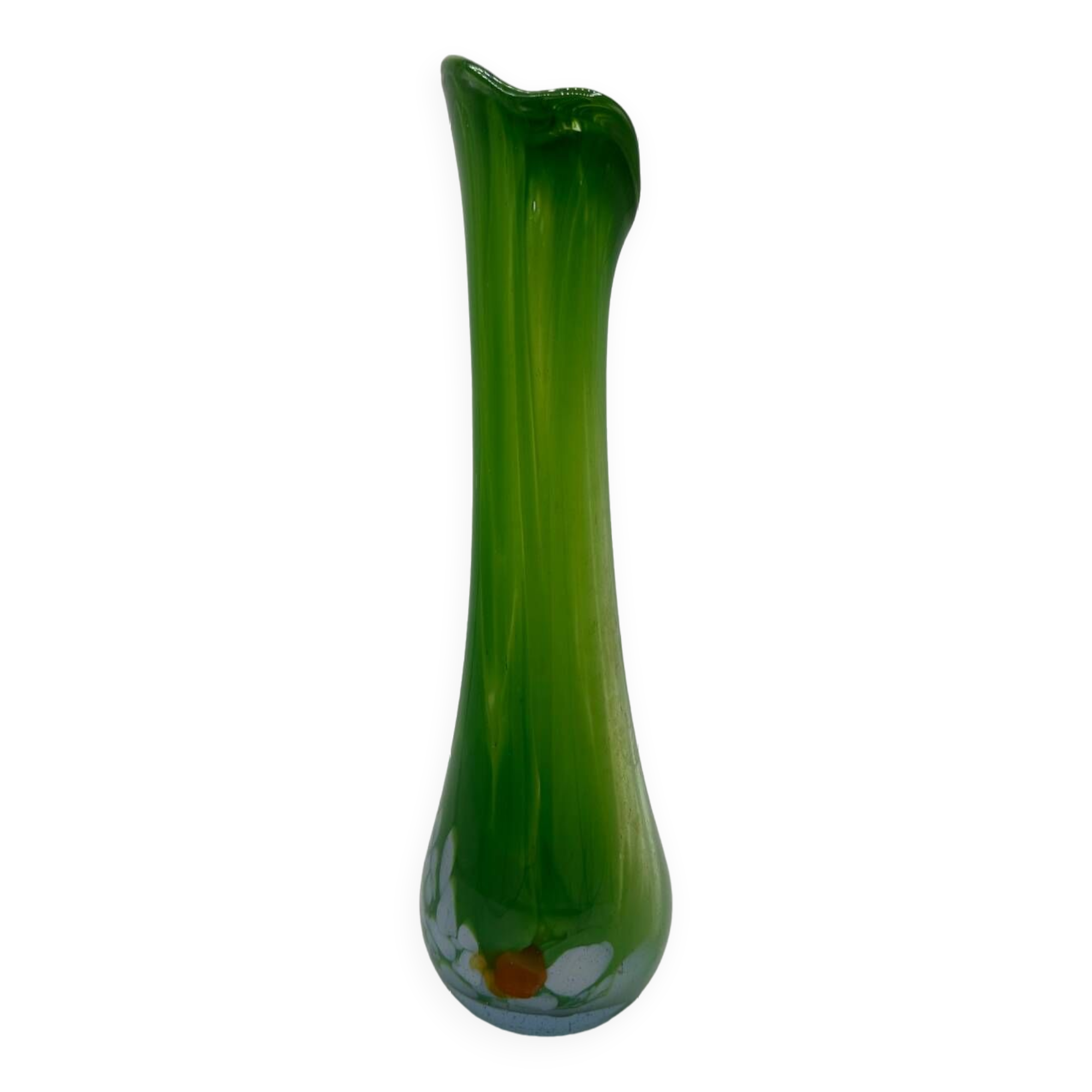 Blown glass vase