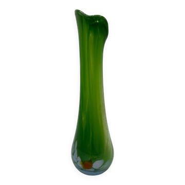 Blown glass vase