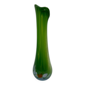 Blown glass vase