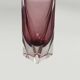 1960s Flavio Poli for Seguso Sommerso Murano Glass Vase. Made in Italy