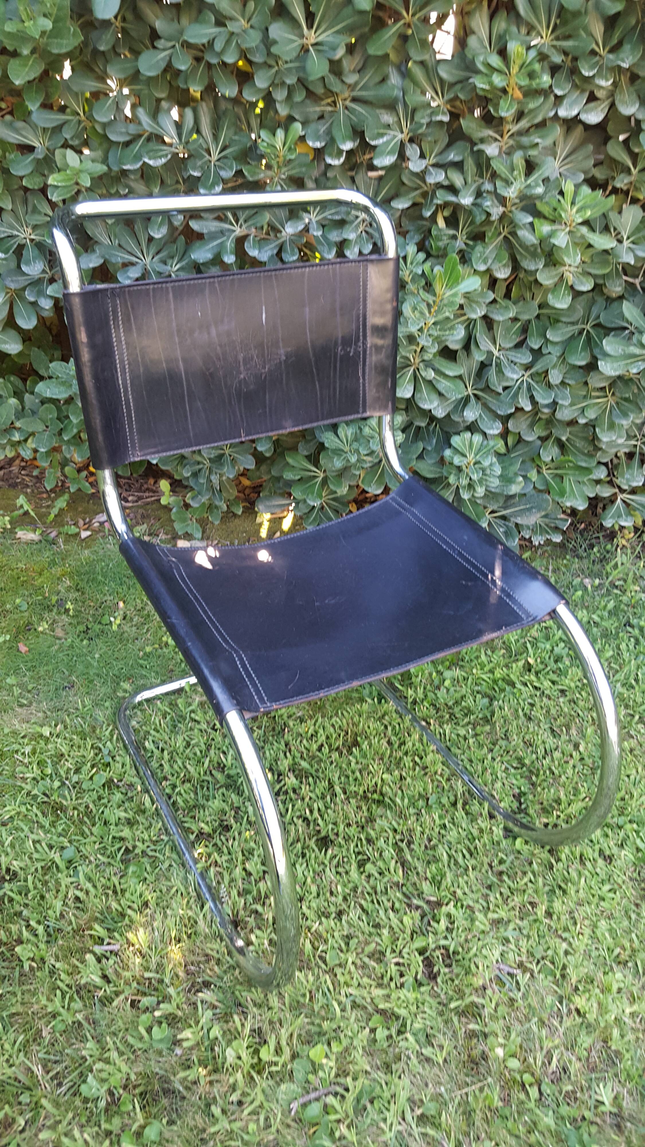 Chaise Mies van der Rohe for Fasem 1983