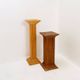 Pedestal console in pencil reed in the style of Vivai del Sud - 1970s