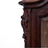 Oak display cabinet, France, around 1900. Antique.