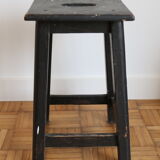Black oak stool 460mm