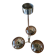 Lustre Gaetano Sciolari 3 globes