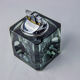 Black ice lighter by Antonio Imperatore, murano glass, Italy, 1970