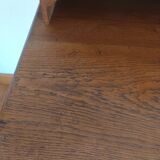 Bureau à gradins art déco chêne clair