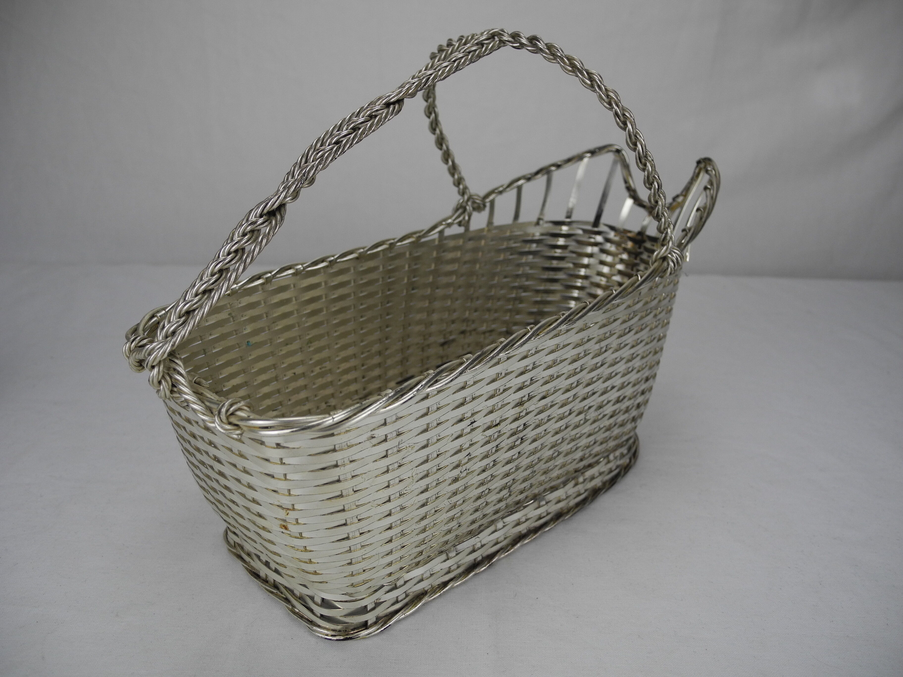 Ancien panier porte bouteille Christofle Gallia