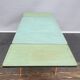 Expandable compass feet table and green vinyl tray from China