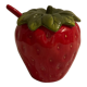Strawberry-shaped jam slip