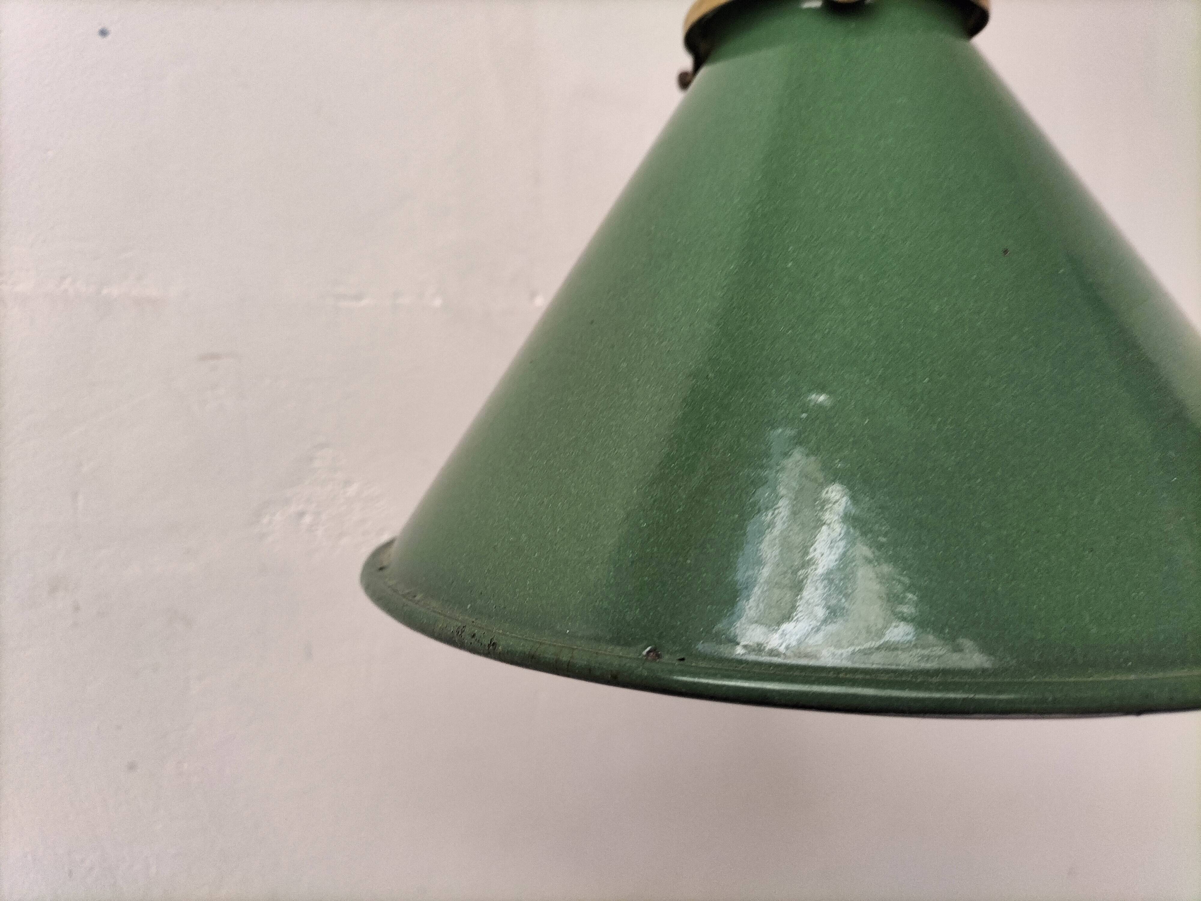 Enamelled sheet metal cone suspension