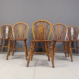Set of 6 Vintage Ercol Dining Chairs, 1950's