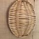 Wicker plateau with 2 handles