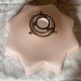 Suspension  opaline festonnée  vintage