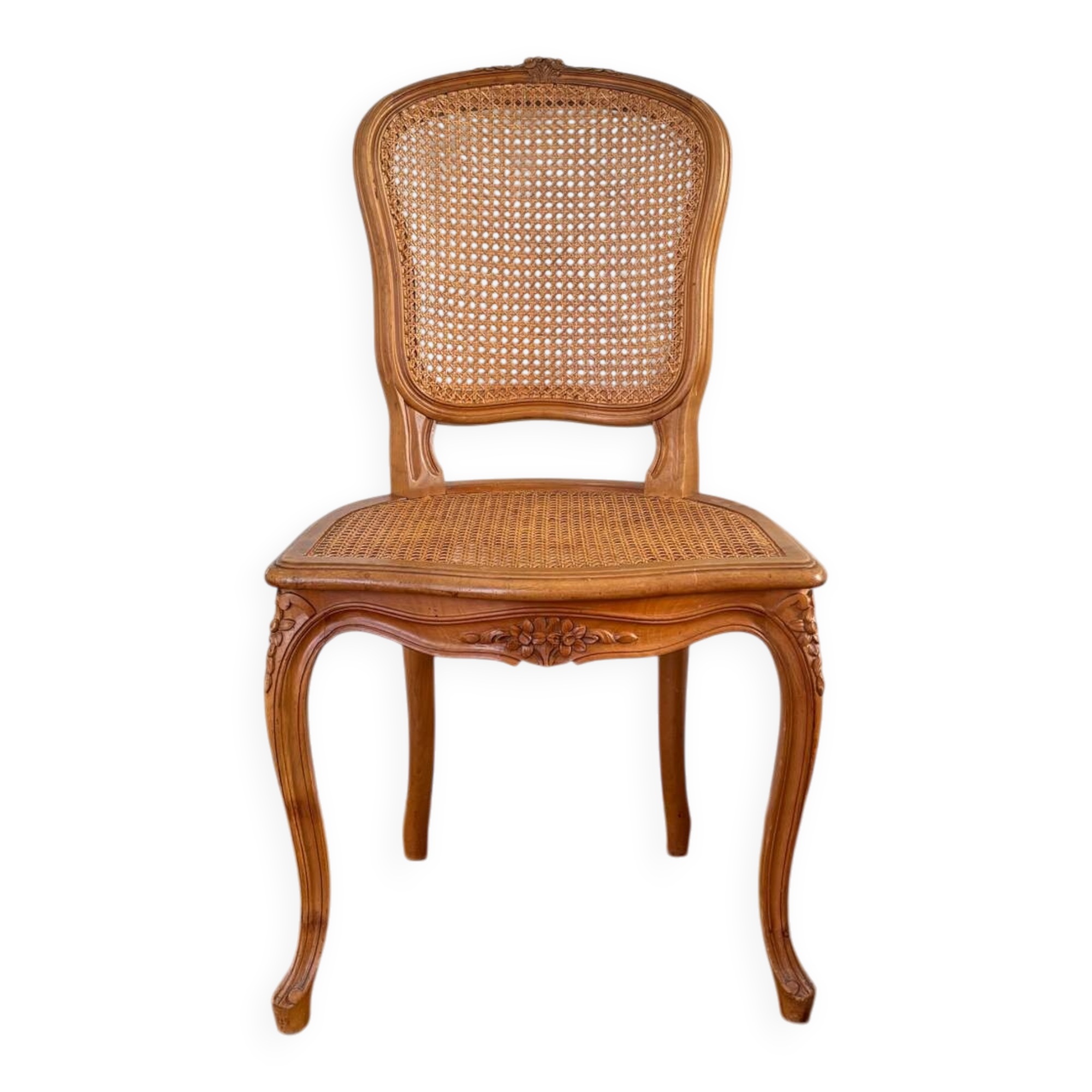 Regency style caned chair