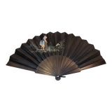 Eventail ancien en soie