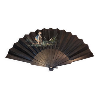 Antique silk fan