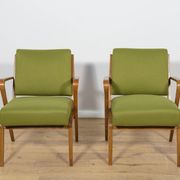 Armchairs by Selman Selmanagic for VEB Deutsche Werkstätten Hellerau.