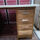 Box desk, 8 drawers, vintage