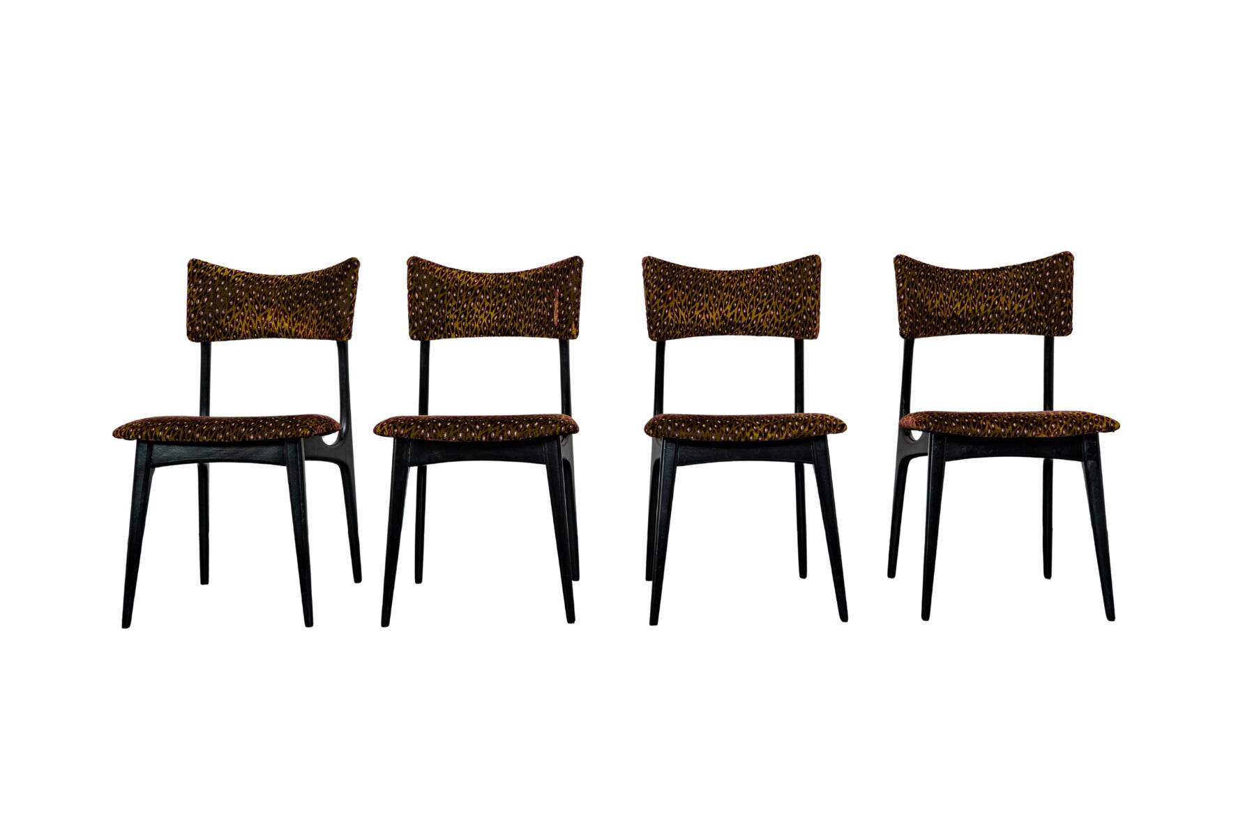 Set of 4 modernist chairs