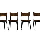 Set of 4 modernist chairs