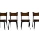 Set de 4 chaises modernistes
