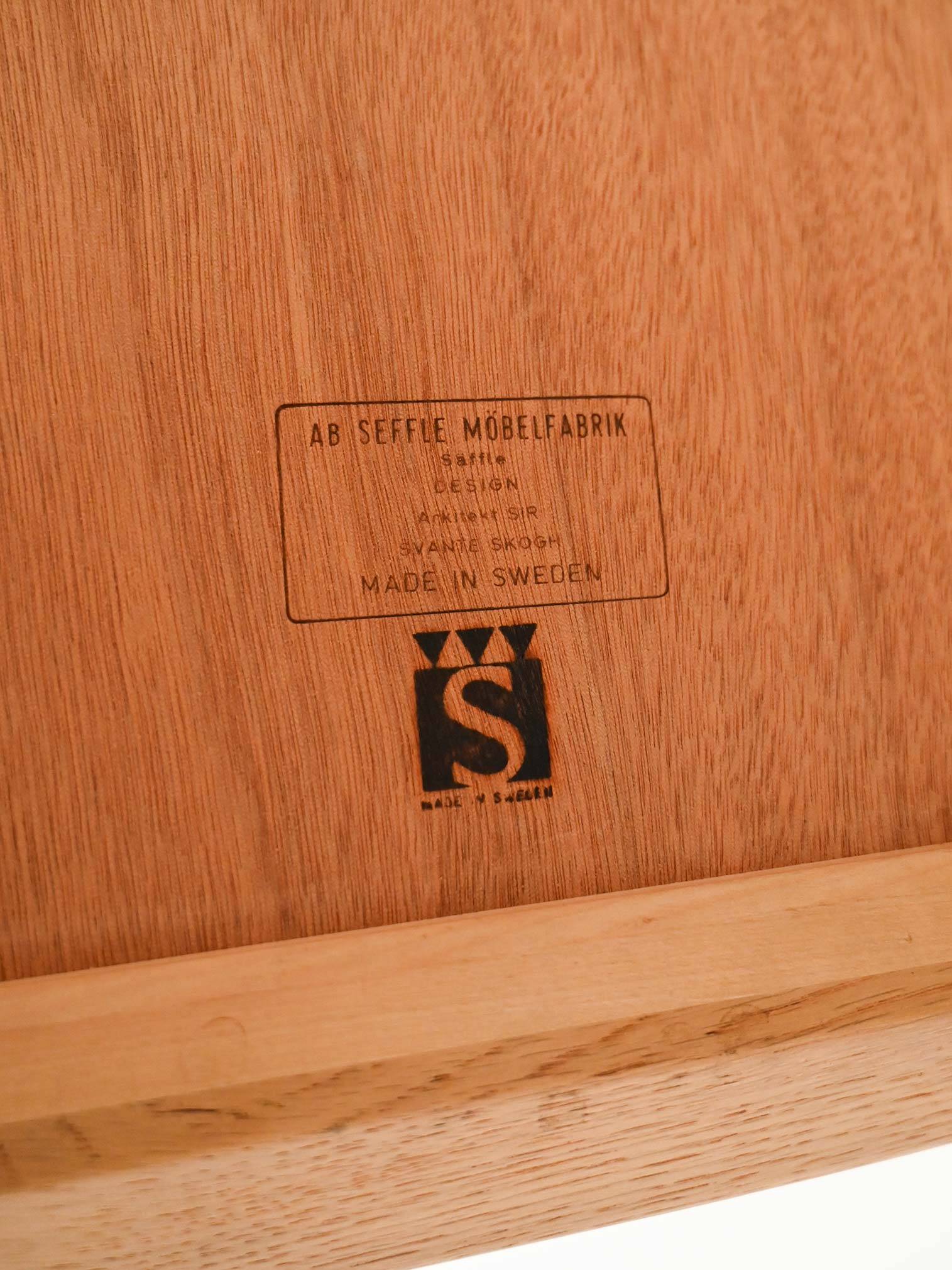 Coffee Table in oak by Svante Skogh, 1960s