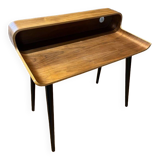 Bureau design plaqué noyer