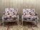 Paire de fauteuils - bergères de style Louis XV