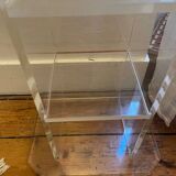 David Lange plexiglass CD storage column / tower