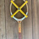 Wooden tennis racket for children