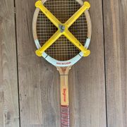 Wooden tennis racket for children