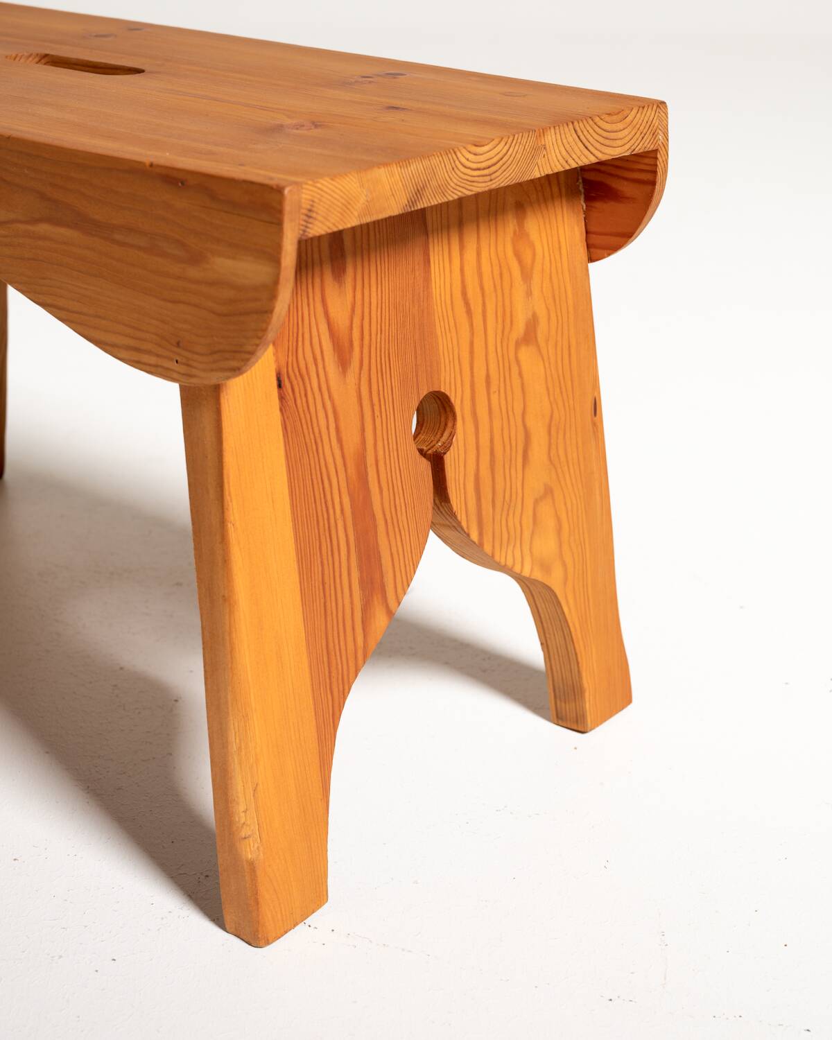Pine stool, Sweden, 1960s