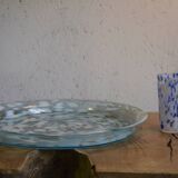 Blue glass top