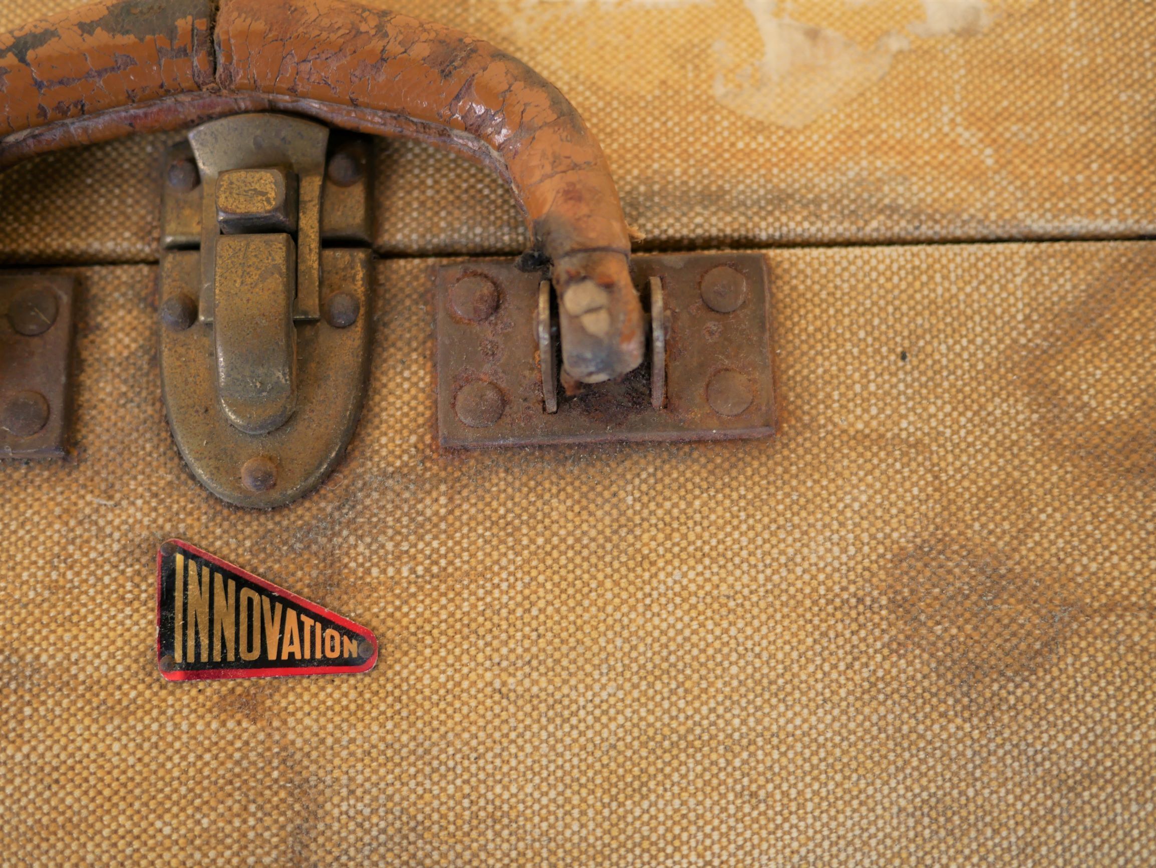 Yellow vintage case
