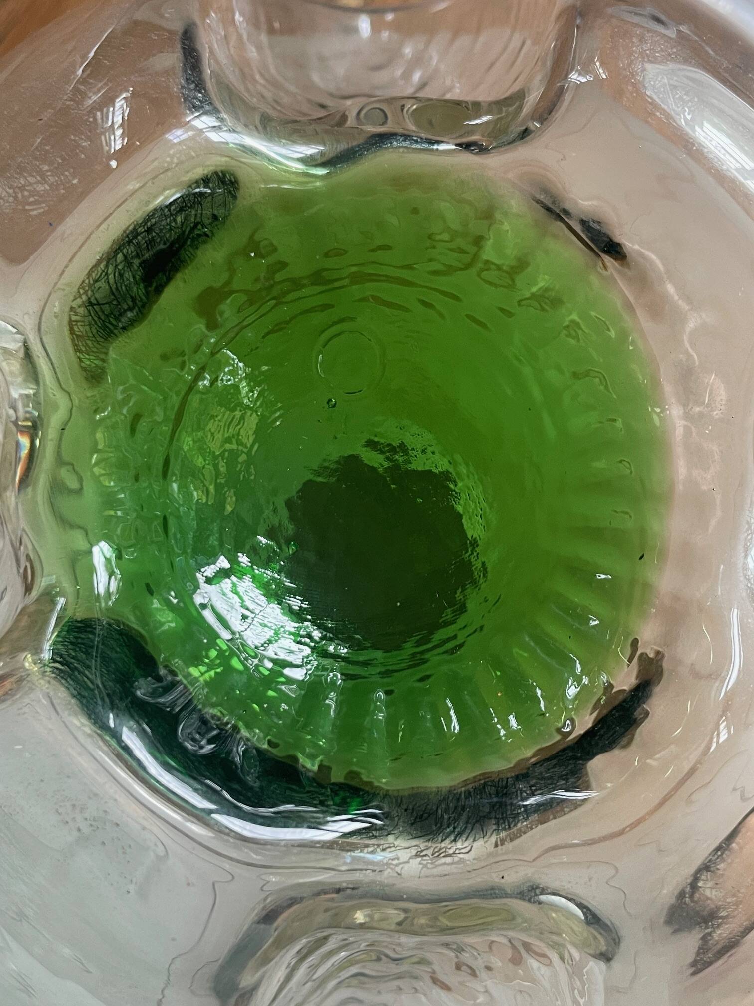 Globe Art Déco en verre de Murano