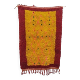 Azilal Berber rug in handmade wool 140 X 100 CM